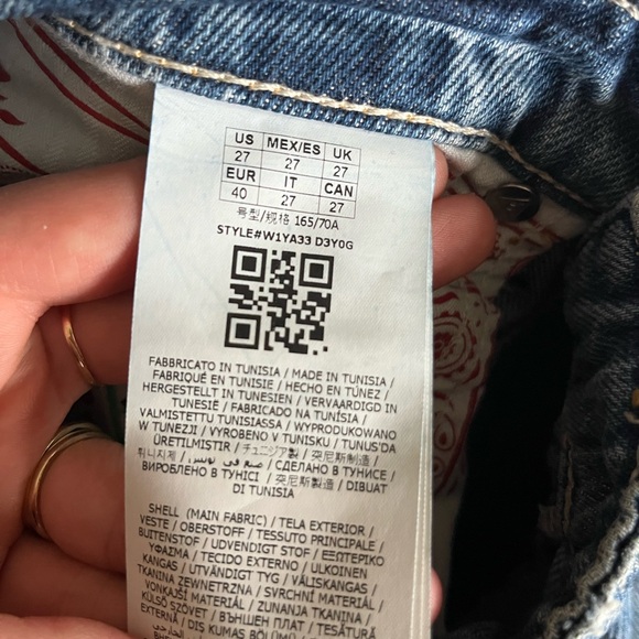 GUESS high waisted straight leg jeans - Picture 2 of 6